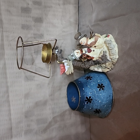 Vintage Snowman Tealight Holder - Picture 2 of 3